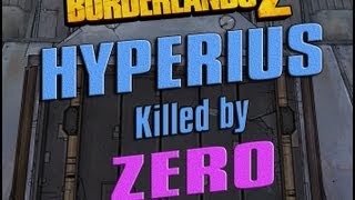 Hyperius killed with Zero using Bore skill
