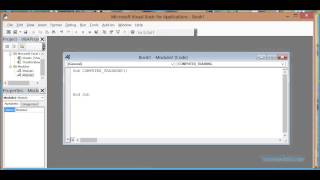 Microsoft Excel- Macron With Simple Vba