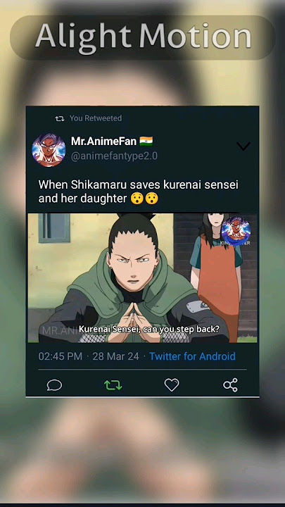Shikamaru and Kurenai 😯