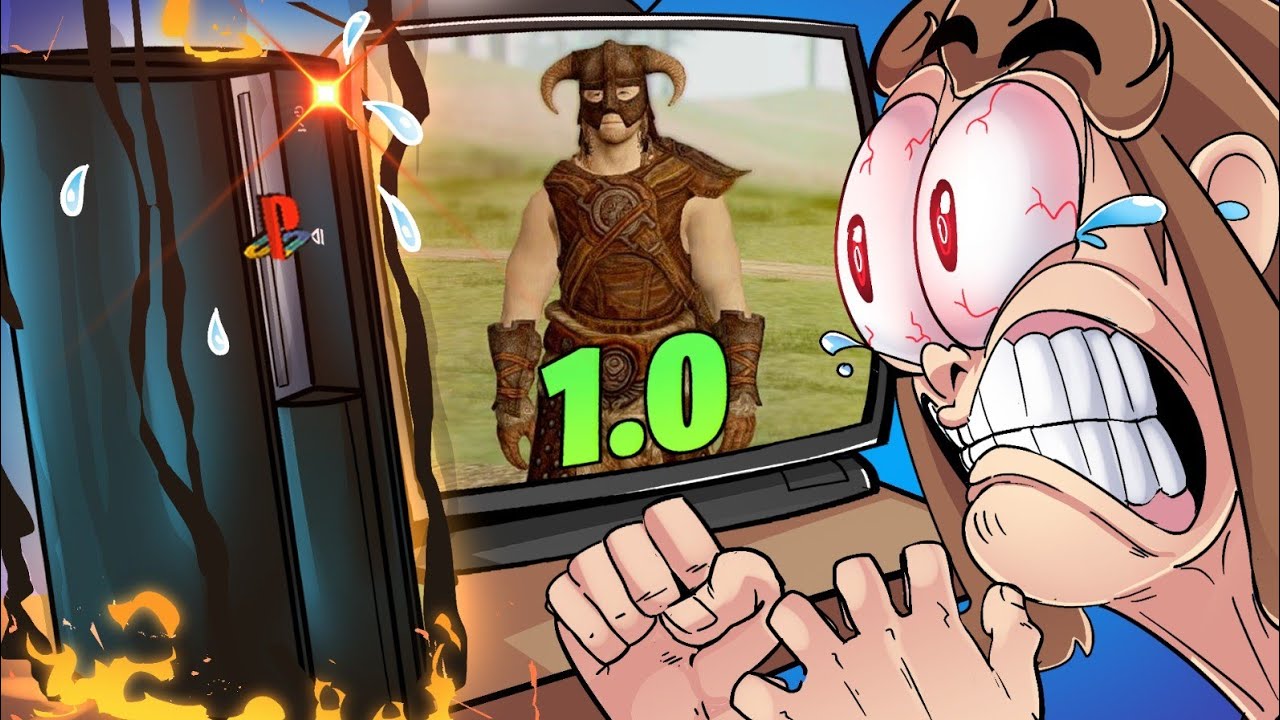 SKYRIM 1.0 QUASE QUEIMOU MEU PS3