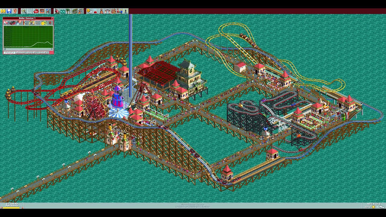 RollerCoaster Tycoon Deluxe - Big Pier (1999/2003) [WINDOWS] - YouTube