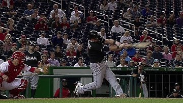 MIA@WSH: McGehee puts Marlins ahead with deep single