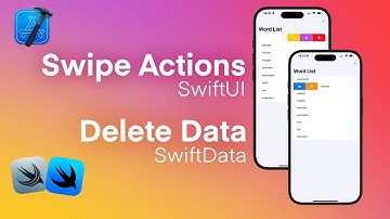 Swipe Actions in SwiftUI | Delete Data with SwiftData - 6/9