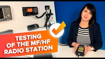 Test an MF/HF radio station by GMDSS Multi Tester MRTS-7M