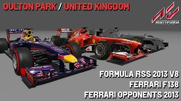 Formula RSS 2013 V8 VS Ferrari F138 VS Ferrari Opponents 2013 Comparison [Assetto Corsa]