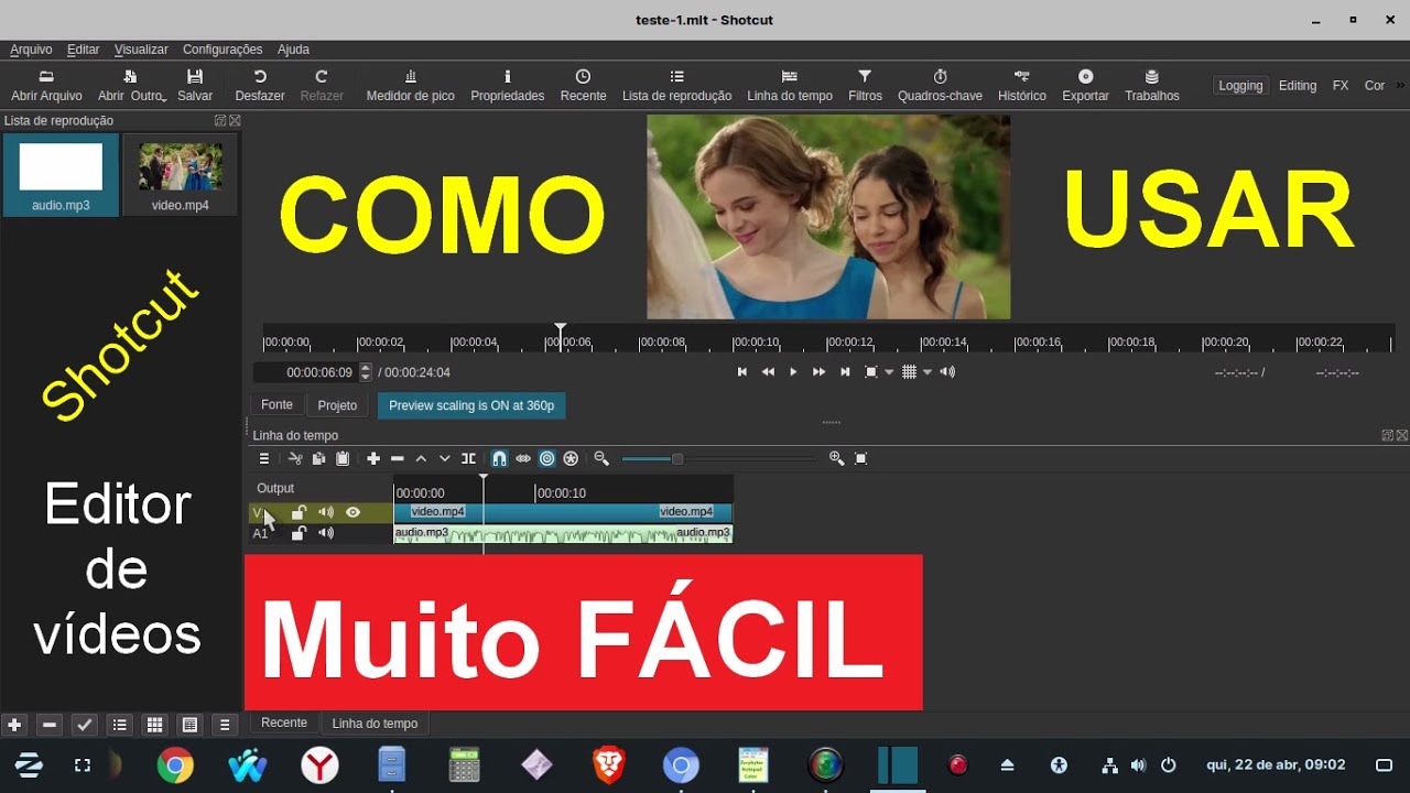 Como Usar O Editor De Vídeos Gratuito Shotcut Comece A Editar Seus