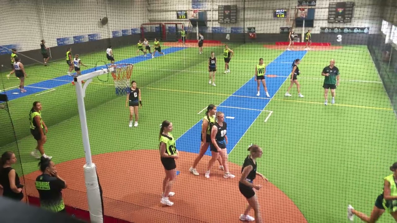 Indoor Netball Superleague U15 7s Pakuranga Luna vs Waitakere Atamai 15.11.25