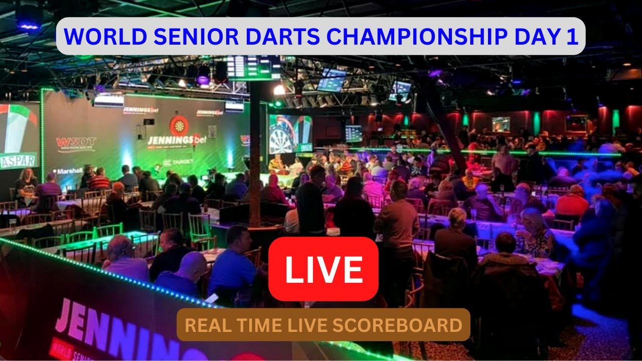 2023 World Seniors Darts Championship LIVE Score UPDATE Today Darts 1/16-Finals Game 09 Feb 2023
