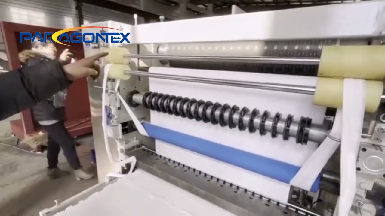 Square cotton remover pad machine/makeup pad machine 