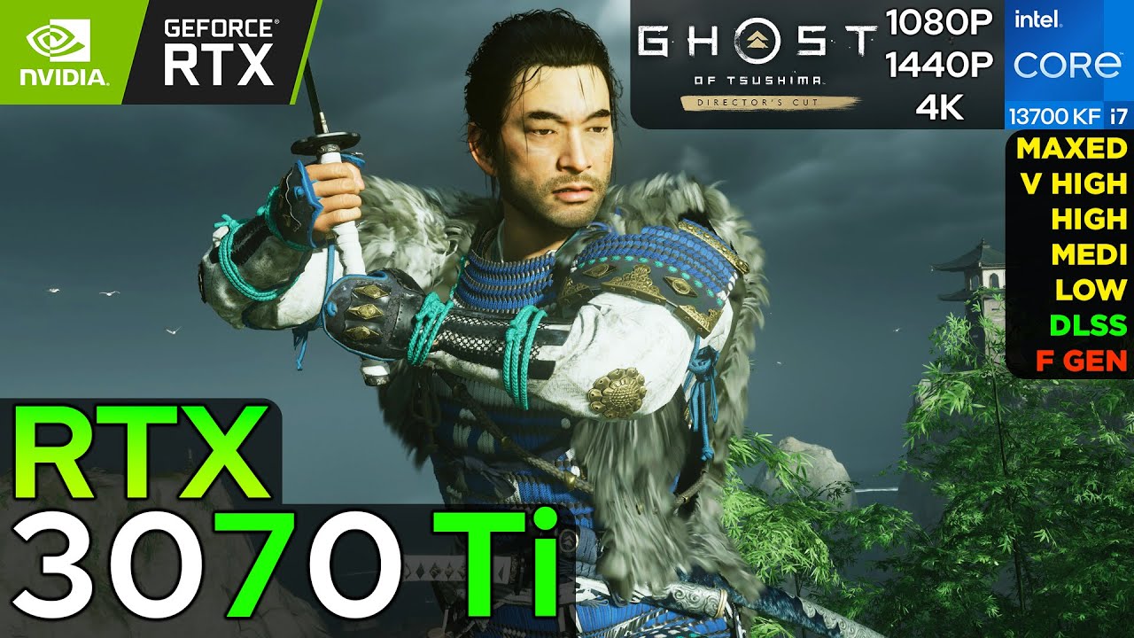 ゴーストオブツシマ Ghost of Tsushima - RTX 3070 Ti (1080p/1440p/4K) - YouTube