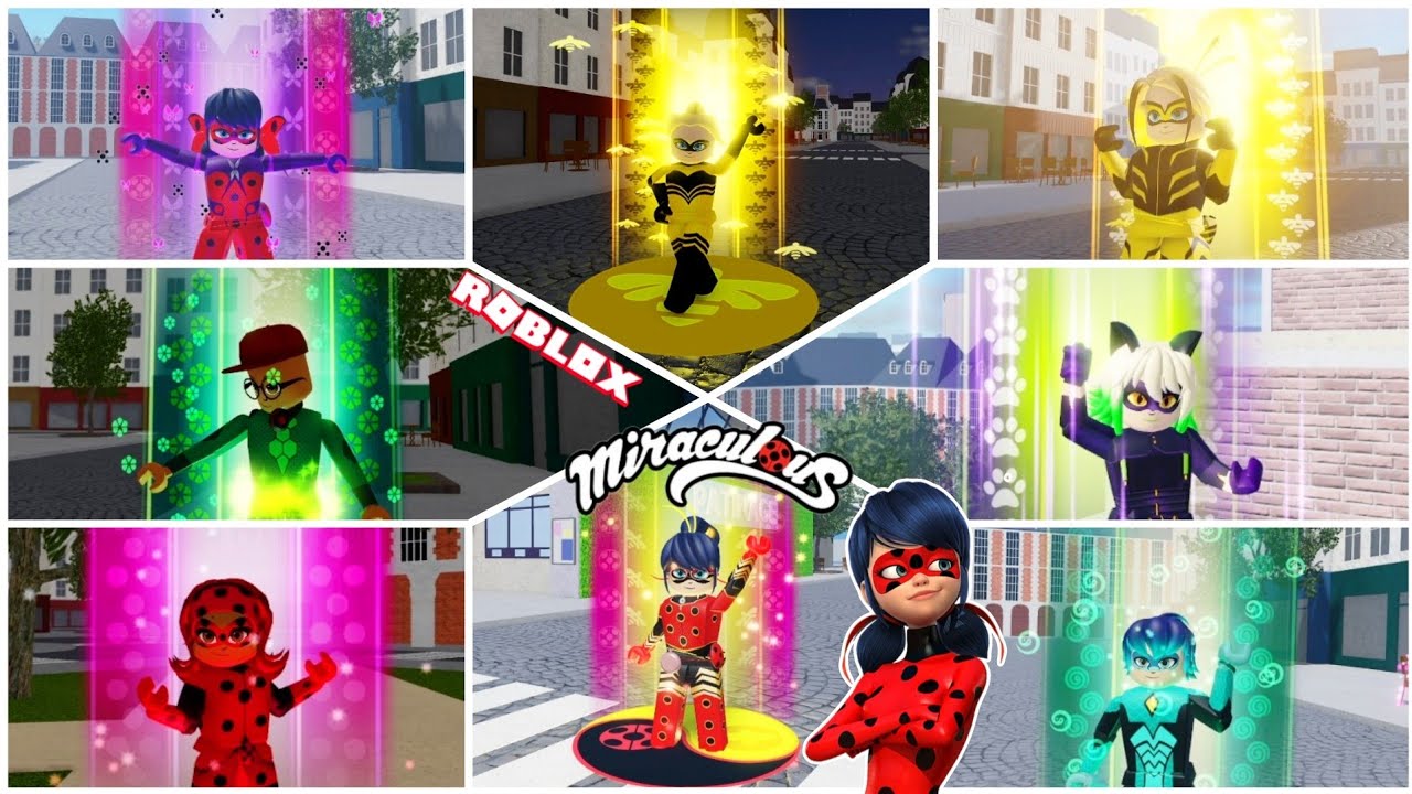 TRANSFORMA ES DO NOVO JOGO DE MIRACULOUS MIRACLE CITY PARISIAN GAME 