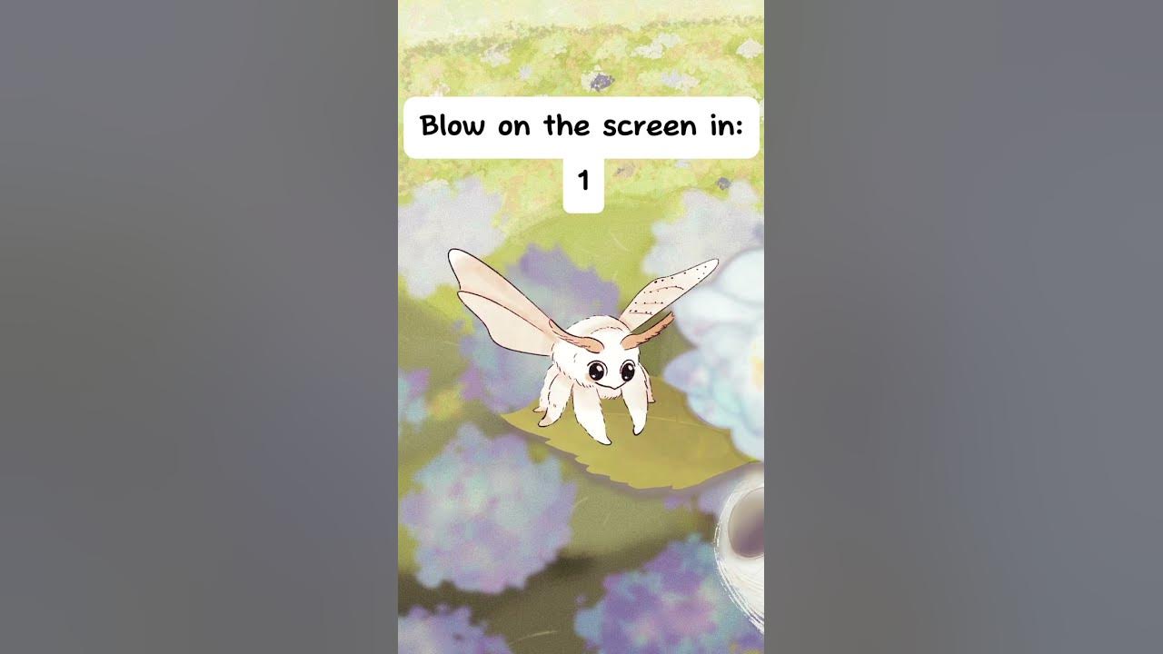 Thank you for cooling the moth down #nature #moth #animation #artist