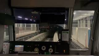 東京モノレール、車窓からの夜景＊定点観測＊Tokyo Monorail, night view from train window *Fixed-point observation*