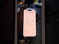 I Phone 15 Display unknown part message Remove 🥰 Ic Replacement ❤️#shorts #trending #ytshorts