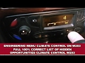 Mercedes W203 Hidden features climate control / Diagnostics the Engineering menu on Mercedes W203