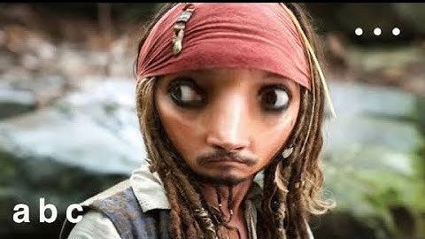 learn the alphabet with Captain Jack Sparrow