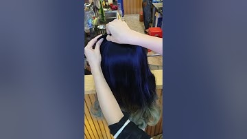 Tóc giả kẹp chữ u omper hai màu xoăn đui #tockepchuu #tockep