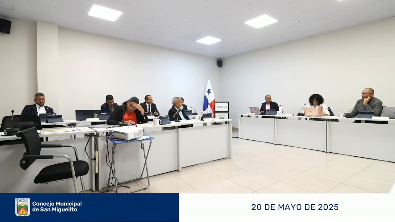 Concejo Municipal San Miguelito 20 de mayo de 2025