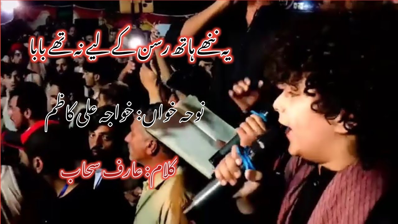 Sina Say Apni Sakina Ka Haal To Daikho | Khwaja Ali Kazim Noha Bibi Sakina (s.a) |