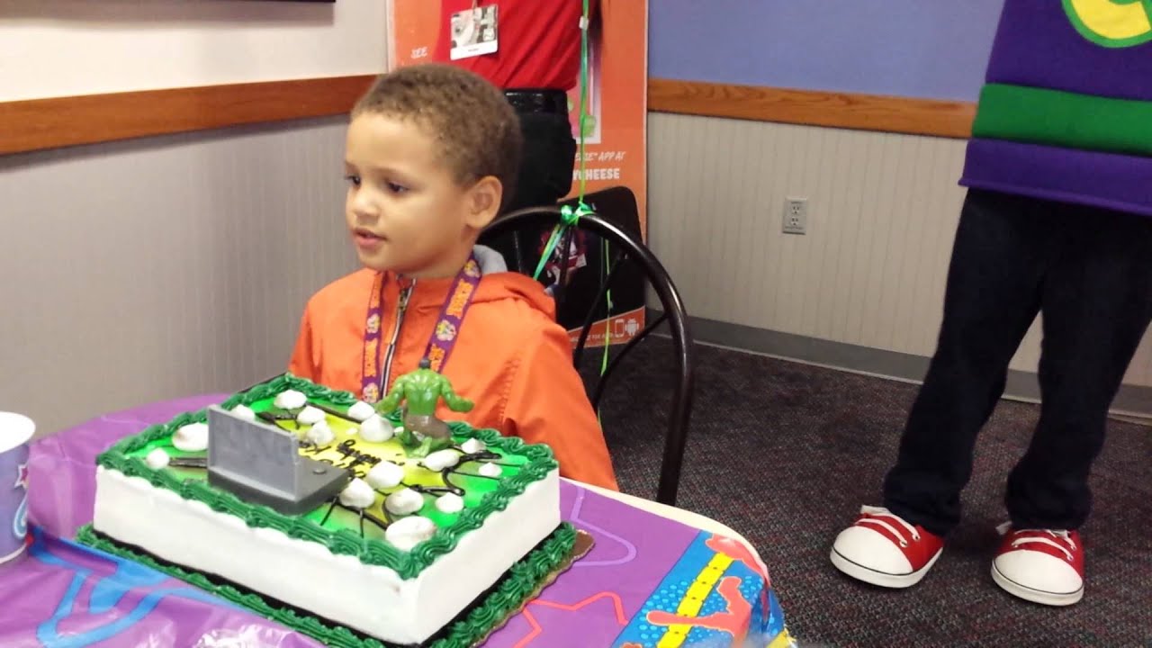 Keon's 5th Birthday Cake Time 4 YouTube