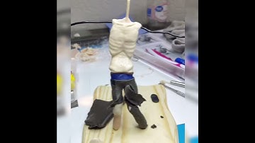 Steampunk Sculpture of the Last Man on Earth