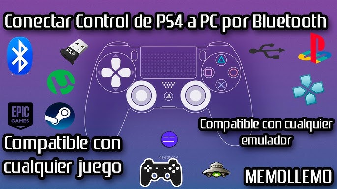 Mando PS4 Powergaming V2 - Azul Camuflaje - Conexión Bluetooth