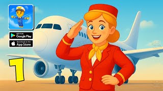 My Travel Airport - Gameplay Walkthrough Part 1 - Hyper Casual Games! (iOS, Android) screenshot 2