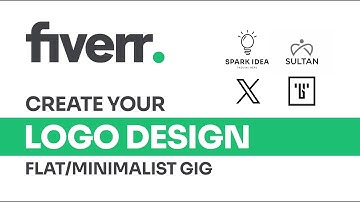 How to create Flat or Minimalist Logo Design GIG on Fiverr
