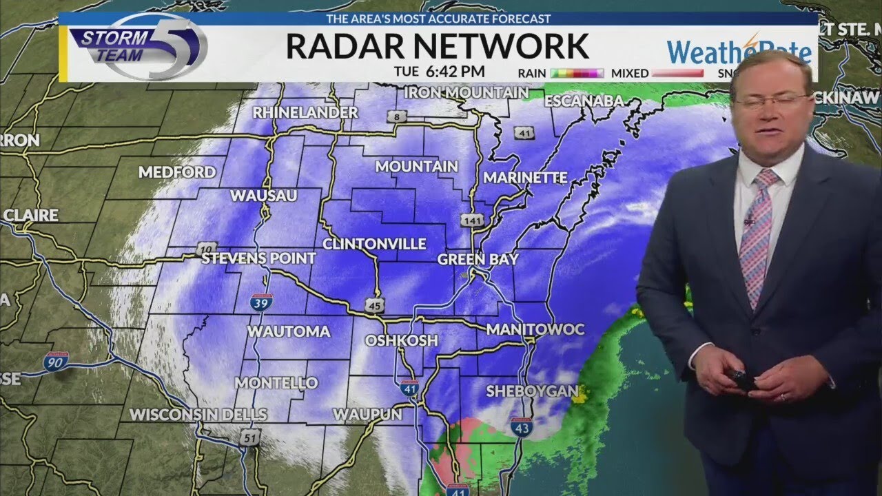 April snowstorm in Wisconsin update 7 p.m. 4/2 - YouTube