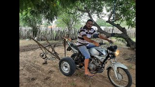 Triciclo Cultivador Feito Com Ferro Velho