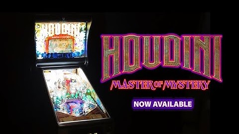 Houdini: Master of Mystery, from American Pinball