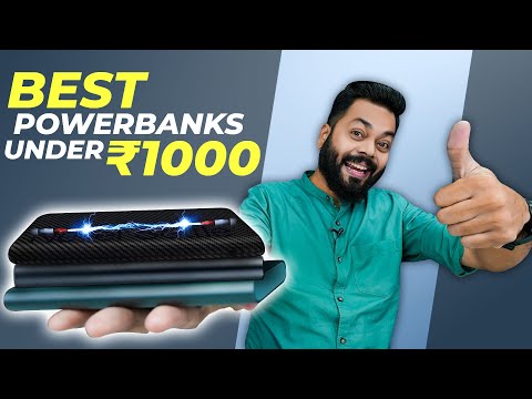 Top 5 Best Powerbanks Under ₹1000 Budget ⚡ 10000mAh, 18W Fast Charging & More | July