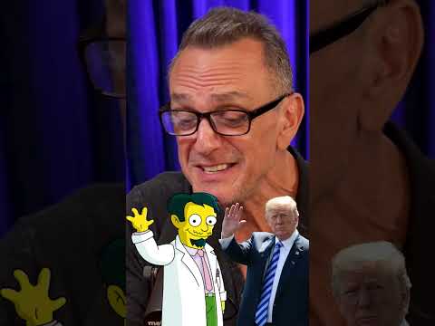 Simpsons characters read Trump quotes