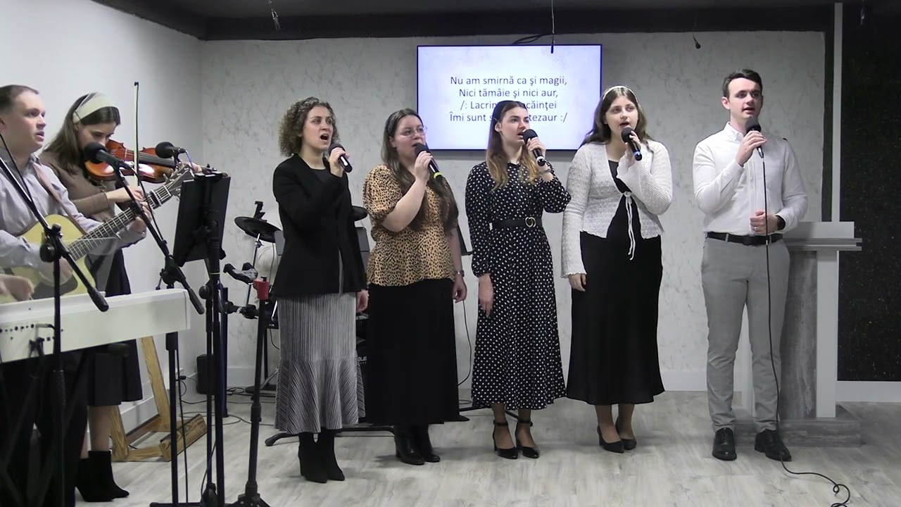 Un grup - Astăzi vin și-mi plec genunchii