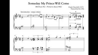 Bill Evans - “Someday My Prince Will Come” Transcription by A Bu