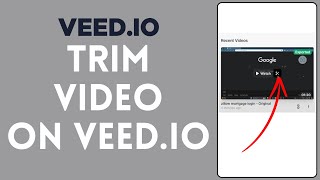 how to trim video on veed.io 2024 | veed.io tutorial