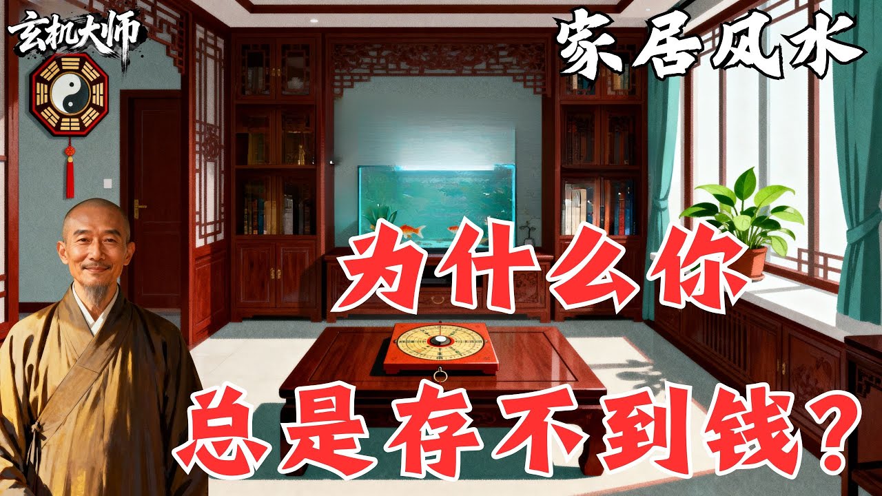 家居风水 为什么你总是存不到钱? 【玄机大师】#禁忌 #风水 #居家风水 - YouTube