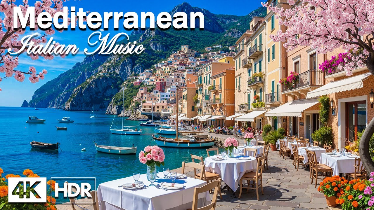 🌊 Chill Mediterranean Dream Vibe 🌊🏡 Nostalgic Coastal Ambiance & Peaceful Italian Music