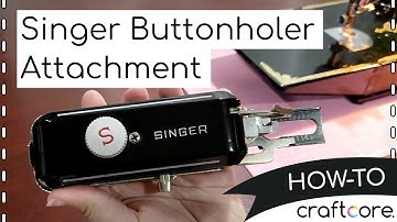 Singer Buttonholer Sewing Machine Attachment - Demonstration (Simanco no 160506)