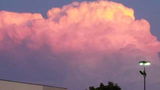 Lightning cloud over Walmart in charlotte mi