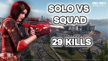 29 KILLS INTENSE SOLO VS SQUAD |  Full Gameplay