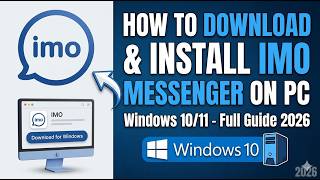 How to Download & Install IMO Messenger on PC (Windows 10/11) - Full Guide 2026 screenshot 5
