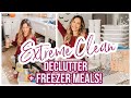 EXTREME CLEAN AND DECLUTTER! ✨ HUGE POSTPARTUM FREEZER MEAL PREP WITH ME! ✨ @Brianna K  Homemaking