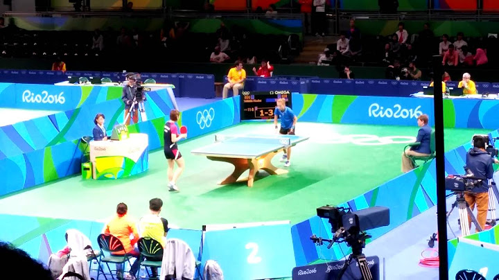Tênis de mesa - olimpíadas Rio2016