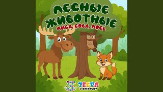 Лесные животные: лиса, сова, лось