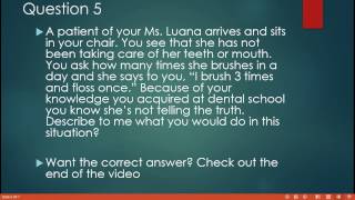 dental interview questions and answers