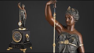 A.R. Guilmet Mystery Table Top Clock | M.S. Rau