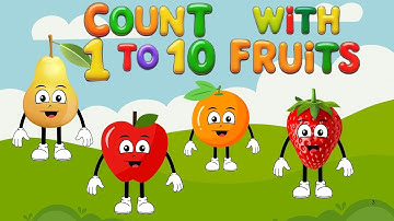 Counting Fruits 1 to 10 | Fun Fruit Dance Song for Kids | Snappy Kids Educational Nursery Rhyme