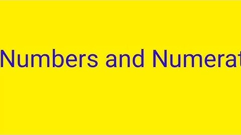 Numbers and Numeration Class 5.Explore mathematics.