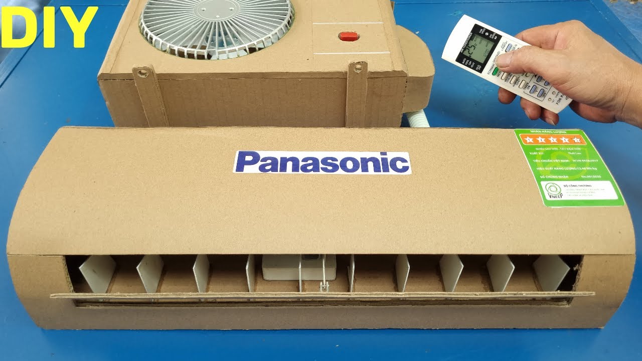 How to make an air conditioner at home according to the Panasonic model.